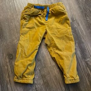 Baby boden mustard yellow bee pants size 12-18 months